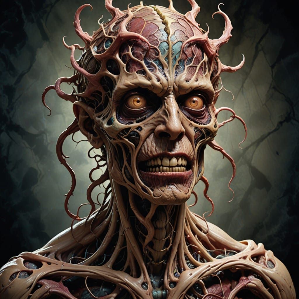 Ethereal Abomination in Dark Artistic Style