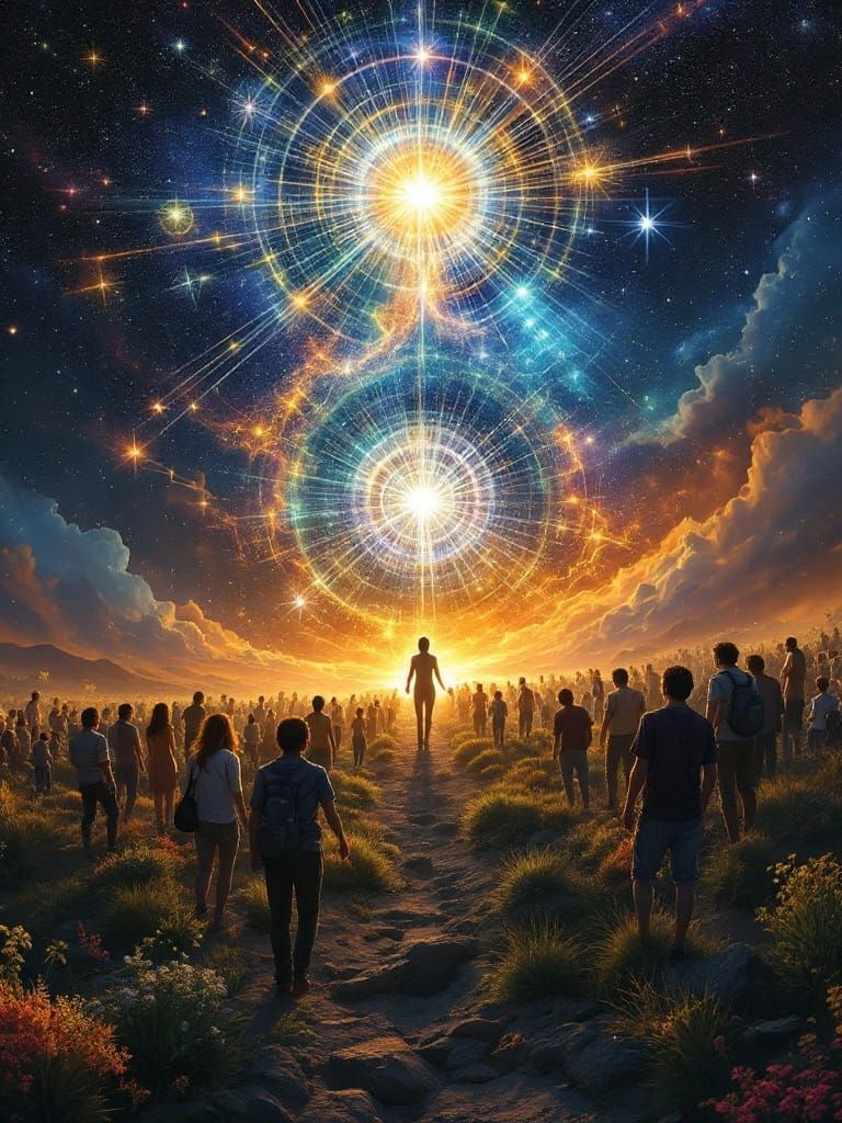 Humanity's great awakening of collective cosmic conciseness