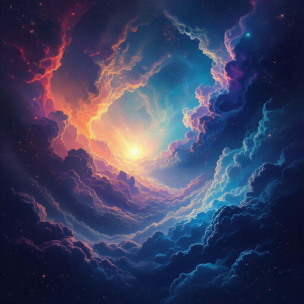 Abstract Existence and Consciousness in Surreal Style