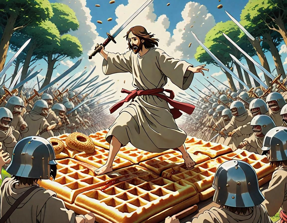 Jesus Christ The Anime: Waffle Army
