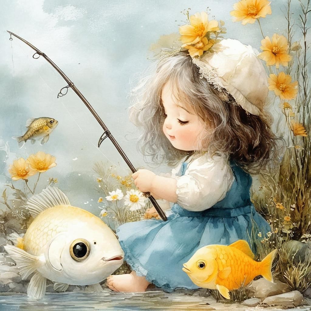 Bedtime Story:  The Girl Who Met a Talking Fish