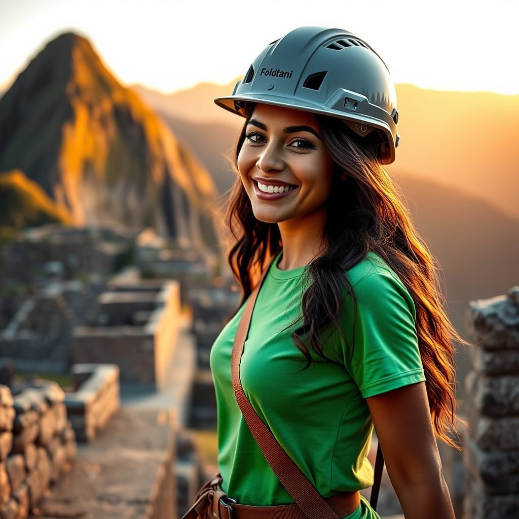 Latin American Geologist Explores Ancient Inca Ruins in Vibr...