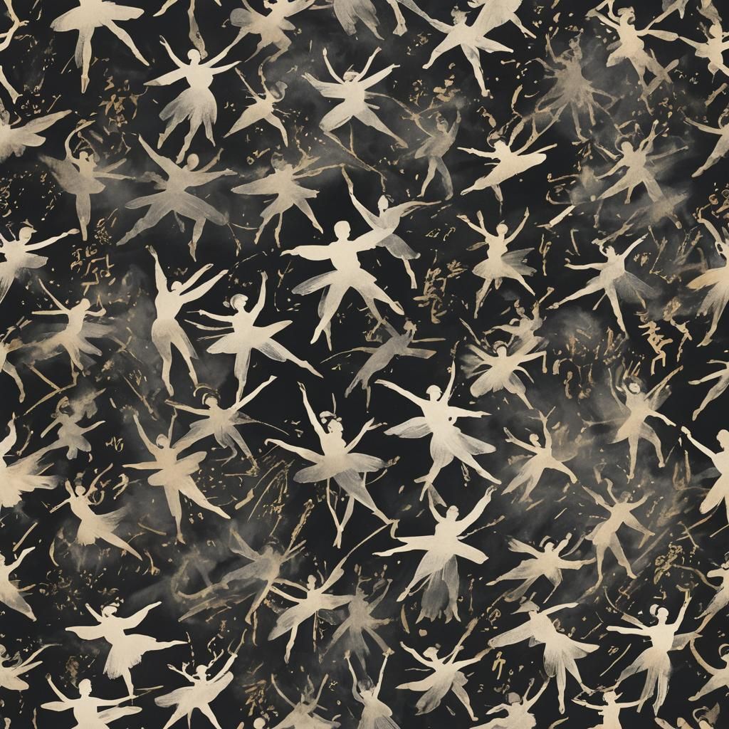 Ethereal Kanji Calligraphy with Silver Ink