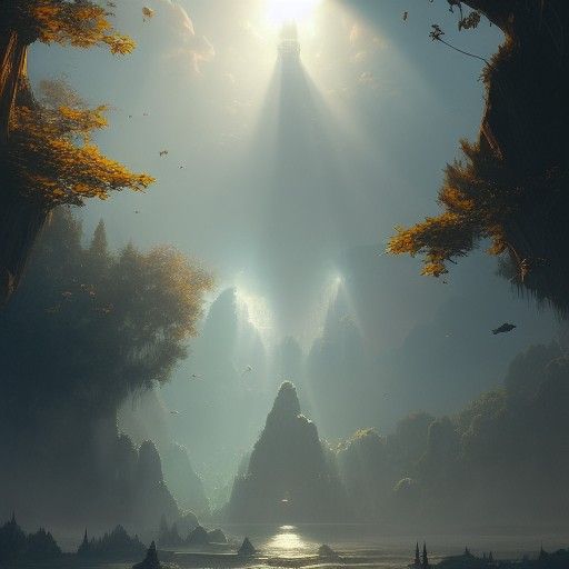 Fantasy Minister in Detailed Digital Matte Painting