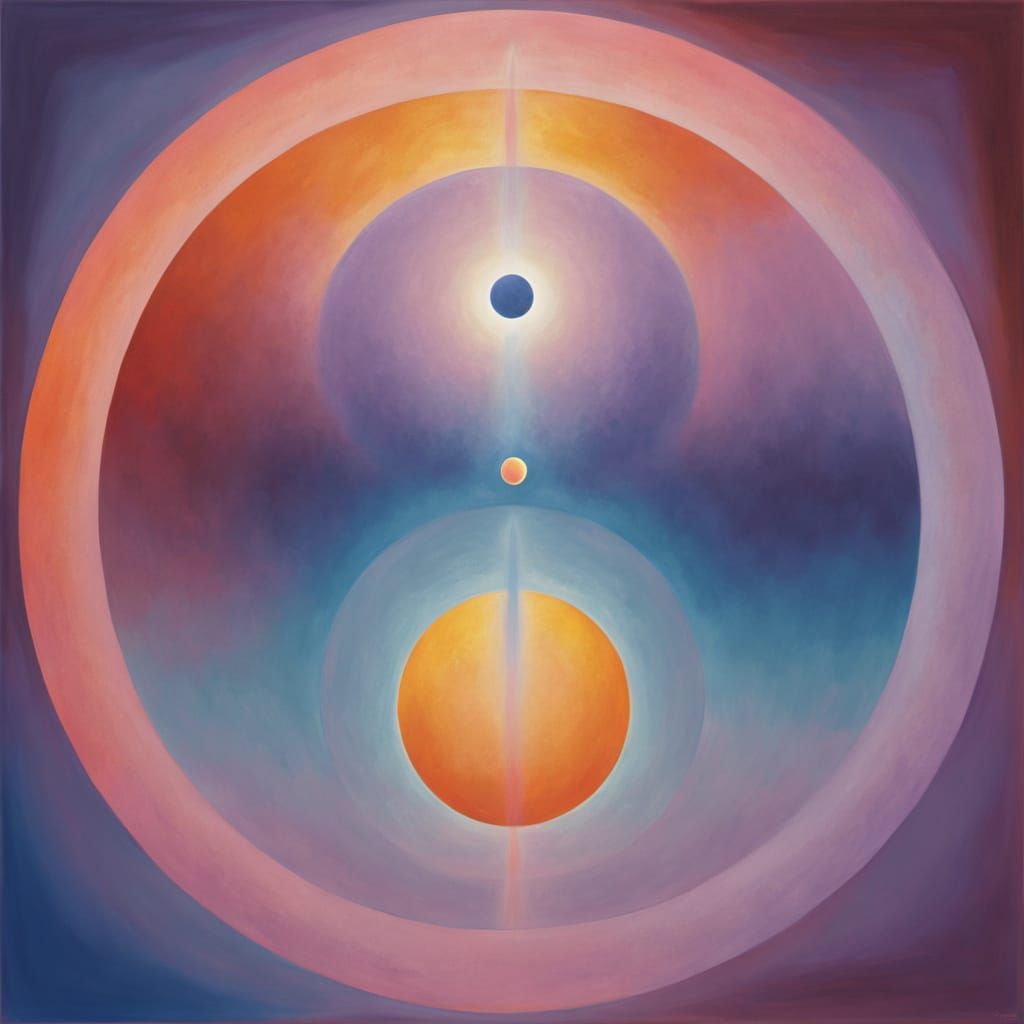 Ethereal Moon in Soft, Glowing Forms