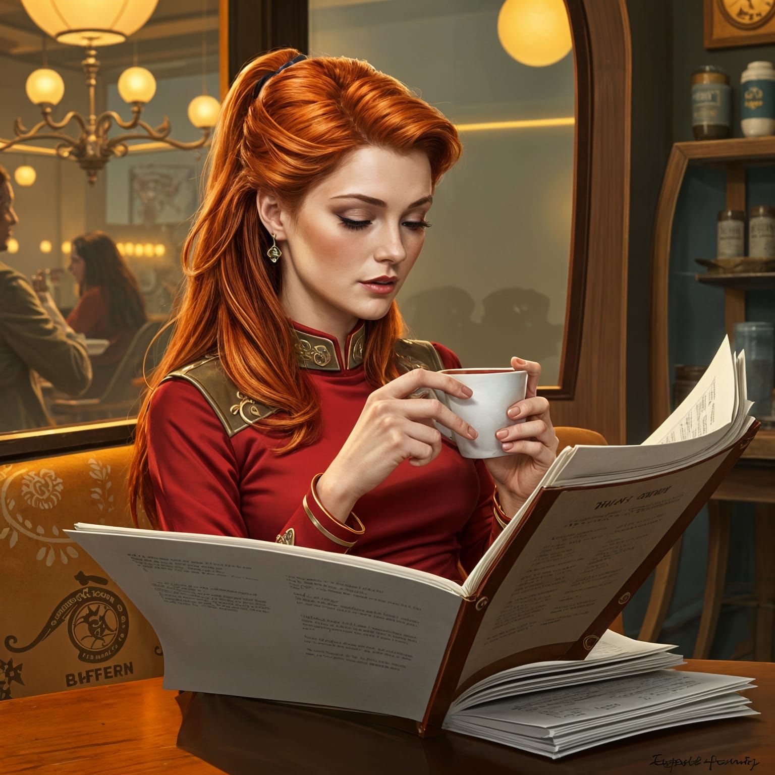 Starfleet Captain Seeks Inspiration in Night Owl Coffee Shop