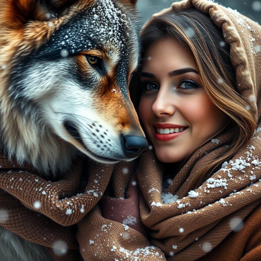 🥇playing in the snow