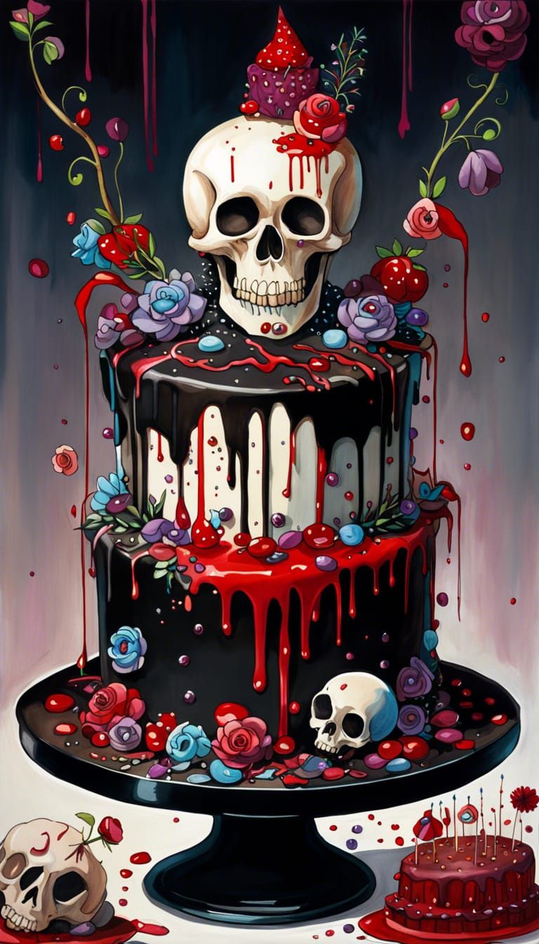 Gothic Cake 4