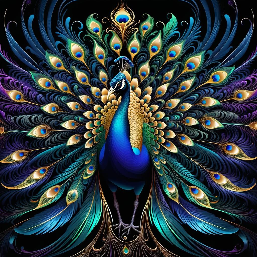 a лилия lily peacock