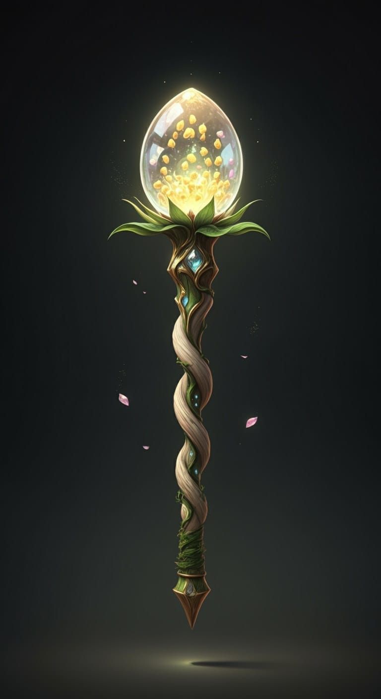Enchanted Pollen Wand Concept Art