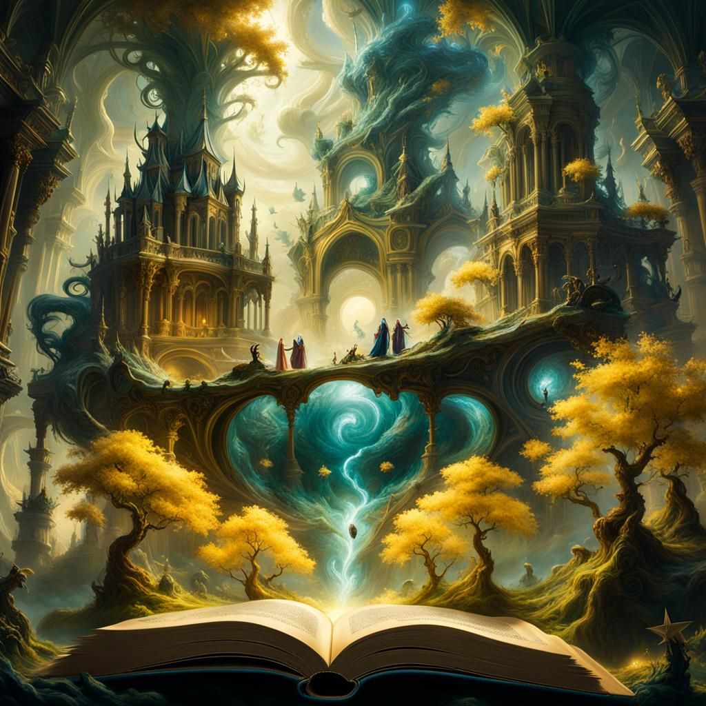 Miniature Fantasy World Emerges from Book