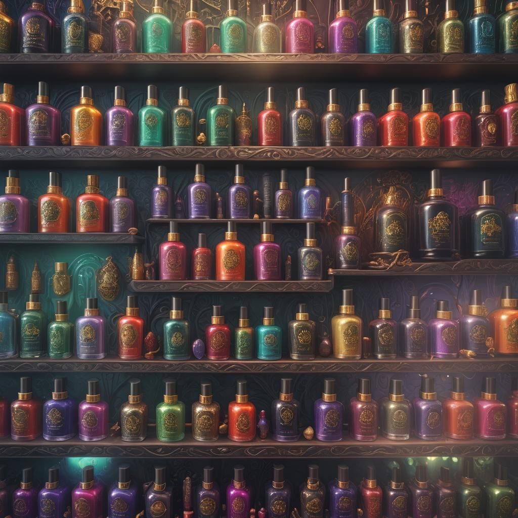 Mystical Hocus Pocus Nail Polish in Fantasy Style