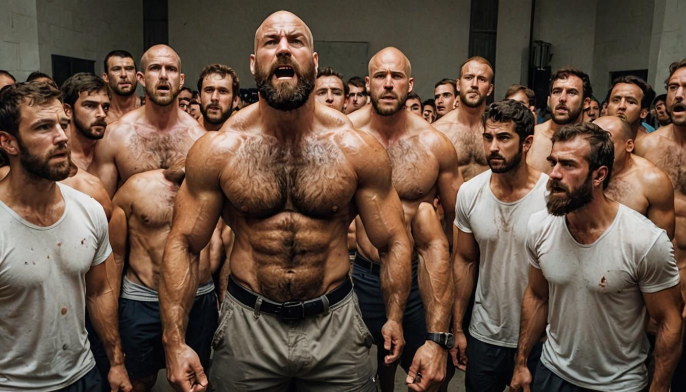 Alpha Male with Admiring Boys