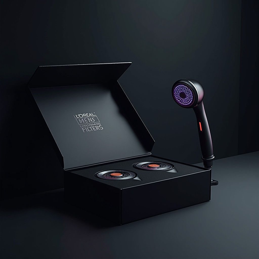 L'Oréal Men's Grooming Essentials in Futuristic Style