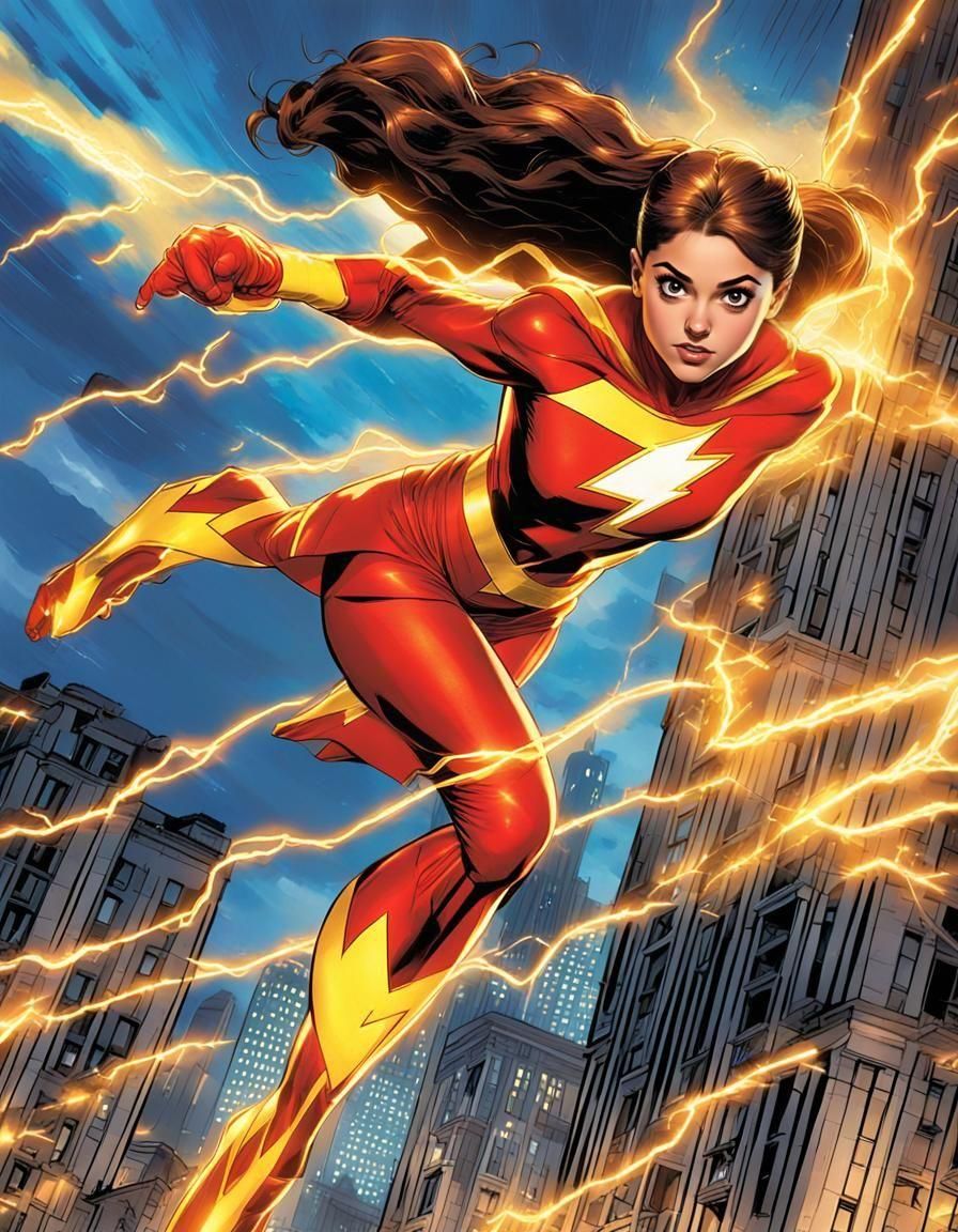 Ariana Grande as Mary Marvel Superheroine