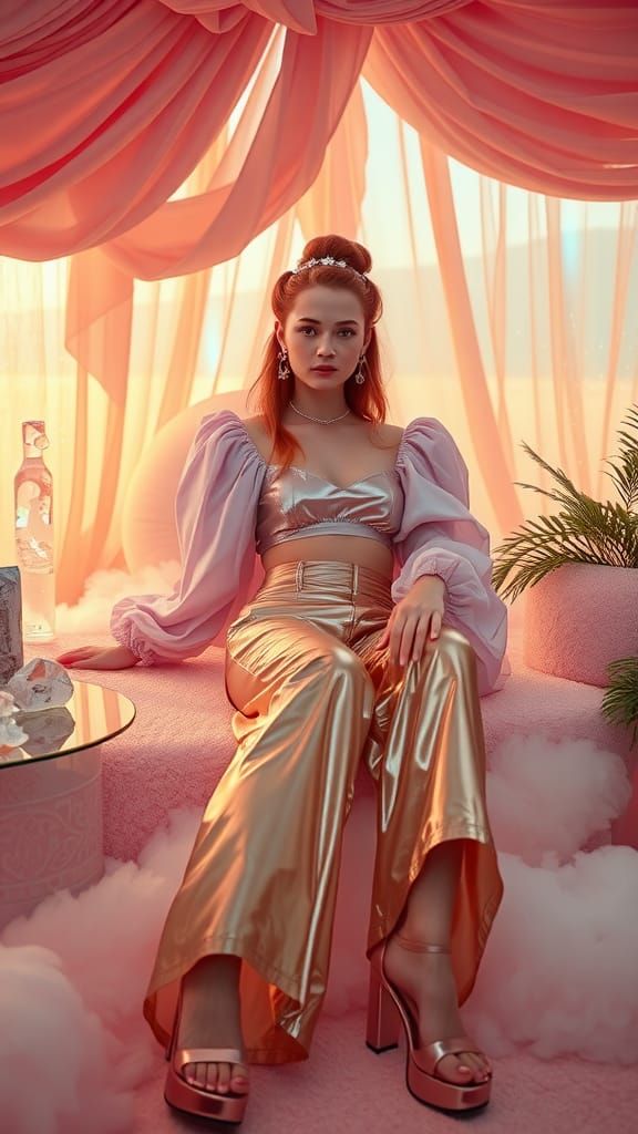 Jeannie in a Bottle: Ethereal Fashion Editorial