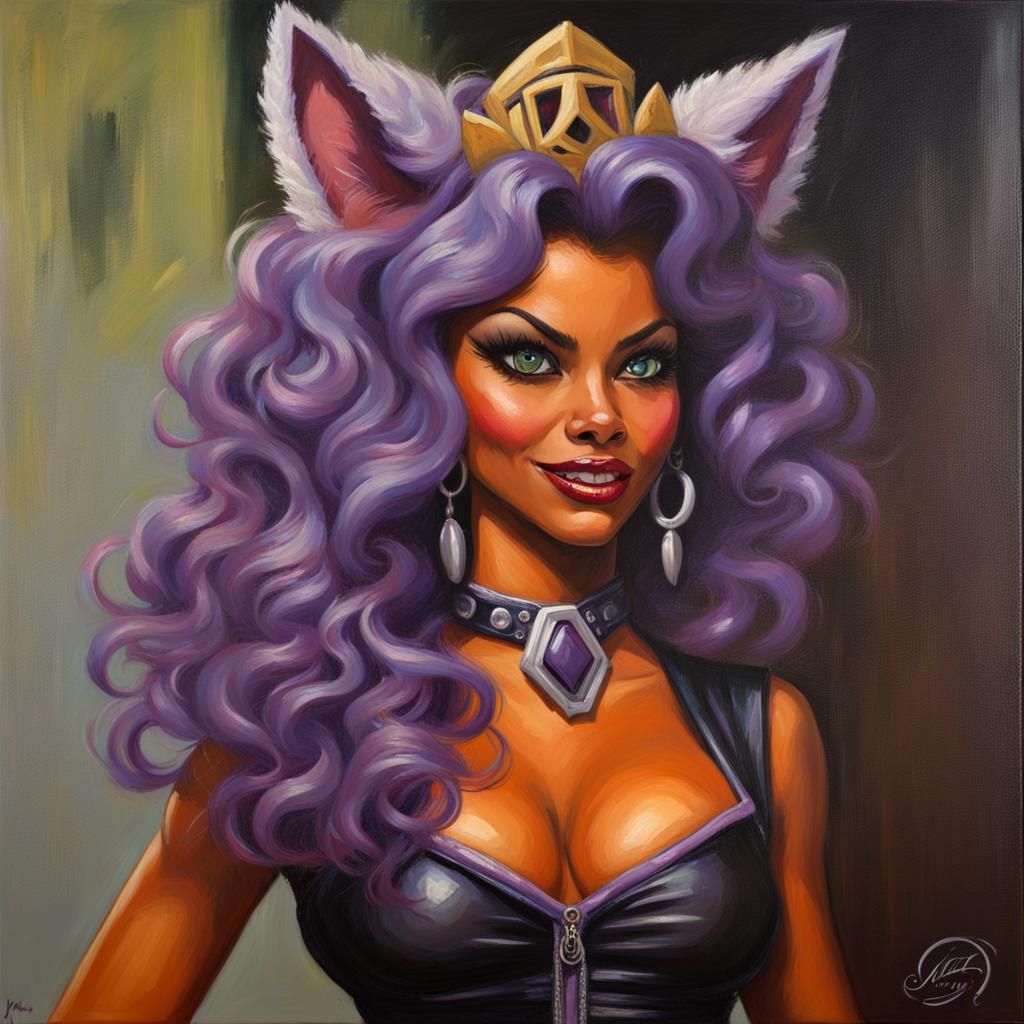 Clawdeen Wolf as Oil Painting Portrait