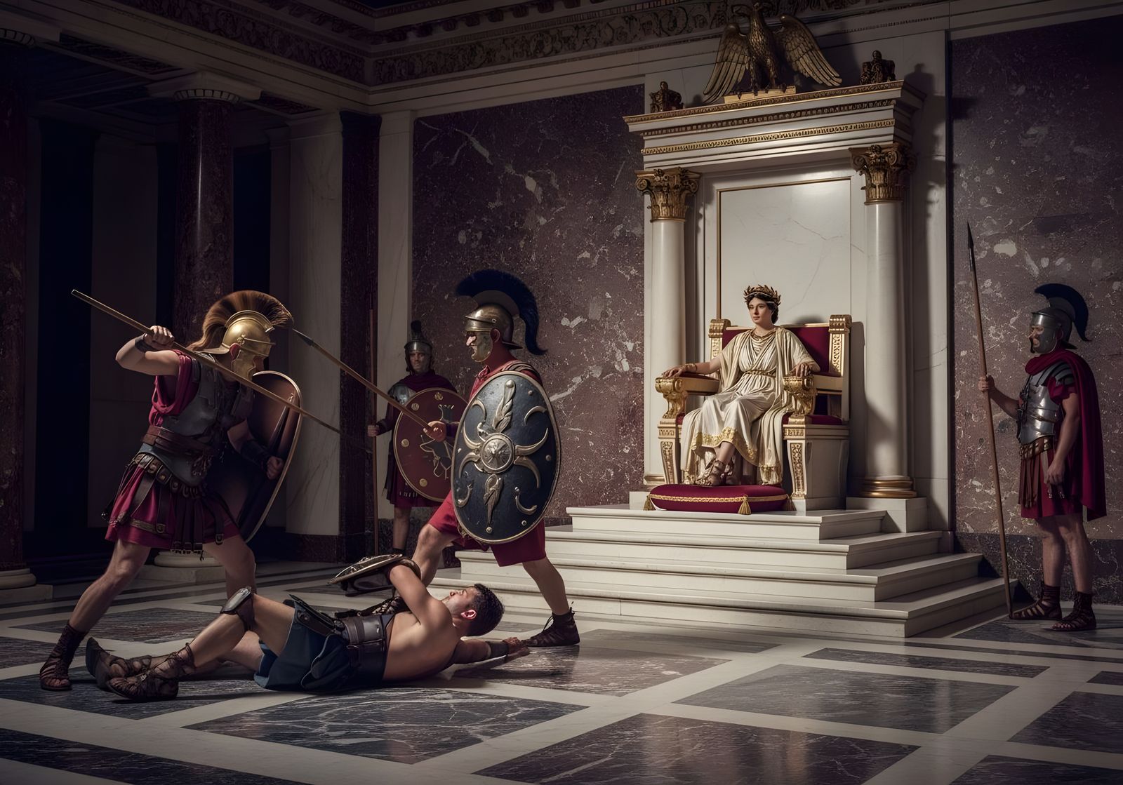 Empress Messalina in Lavish Ancient Rome Palace