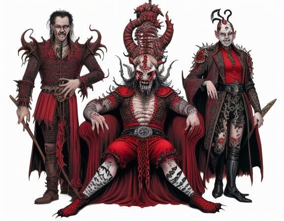 Grotesque Circus Freak Kingdom: Dark Fantasy Art