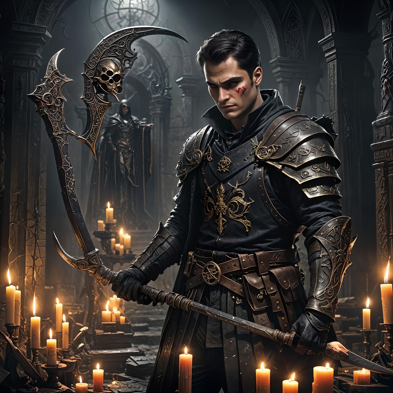 Ben Shapiro as D&D Bloodhunter Character
