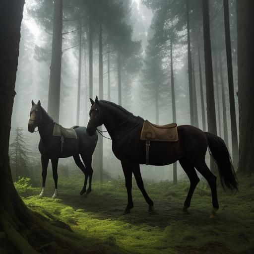 Janosik's Ambush: Outlaws in Forest Photography