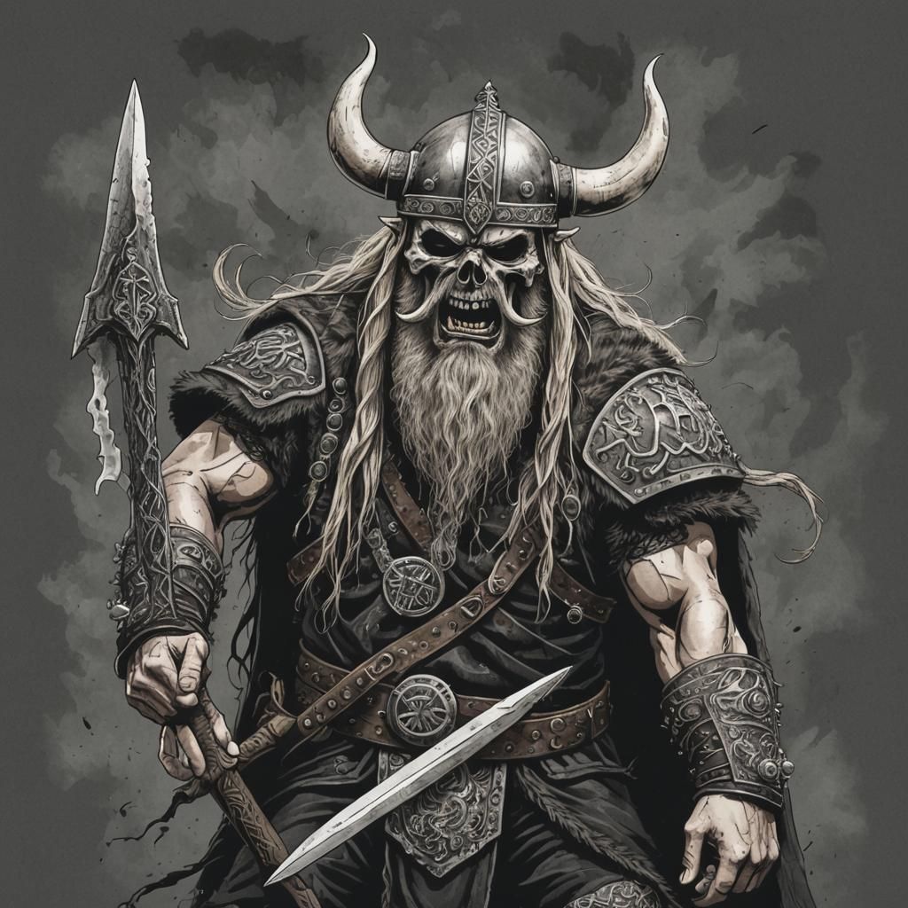 Death Metal Viking Warrior