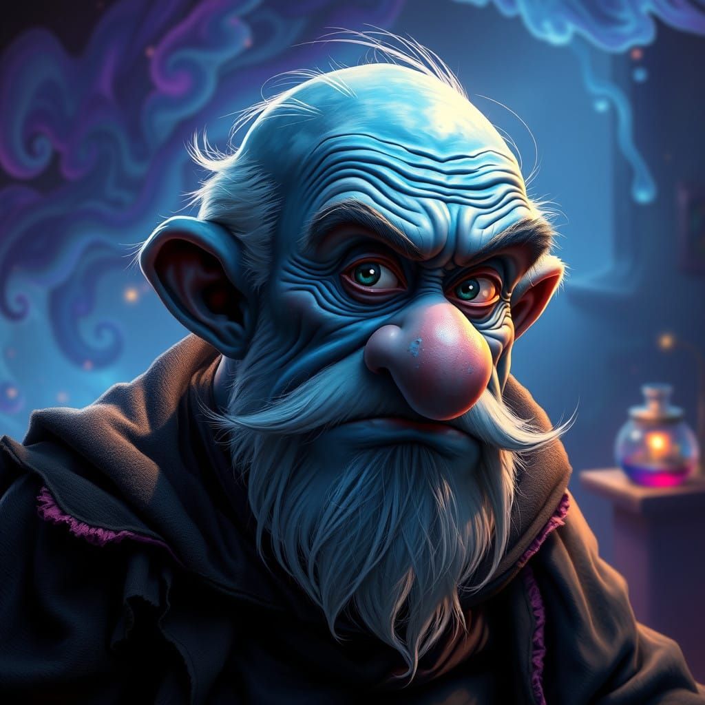 Eccentric Sorcerer Brought to Life in Hyperrealistic Art