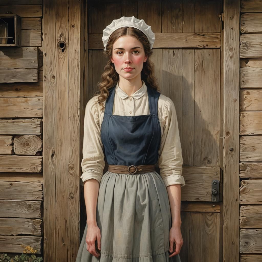 Colonial Portrait of a Scottish American Woman