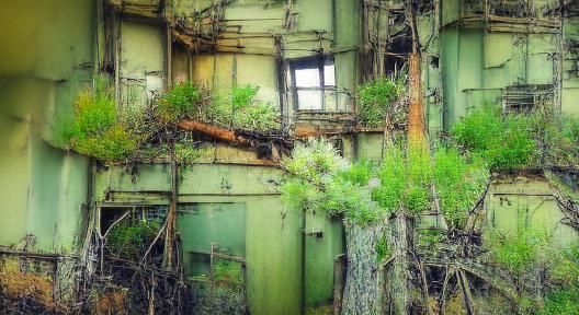 Lush Overgrowth Scene