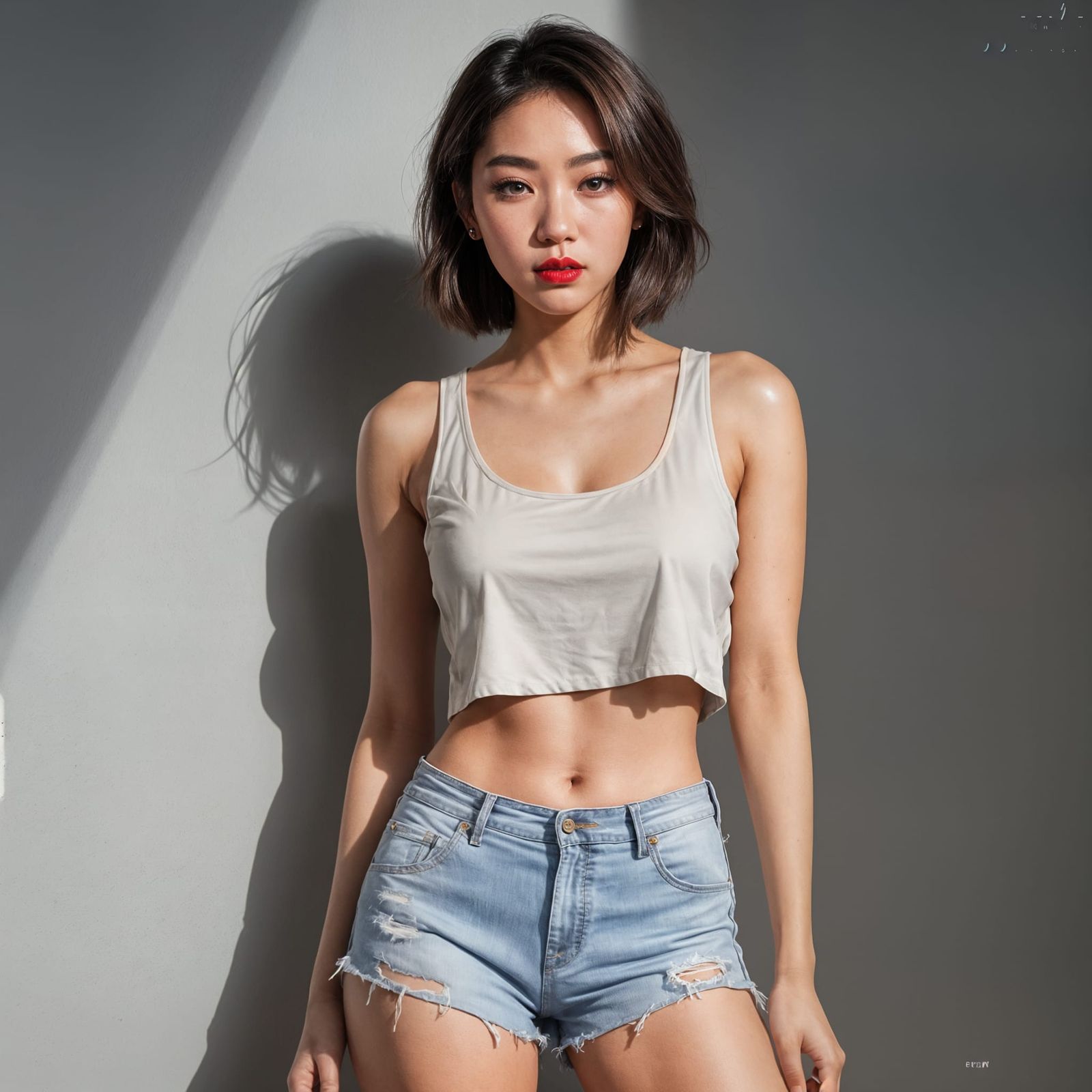 Beautiful Korean Girl in Photorealistic Style