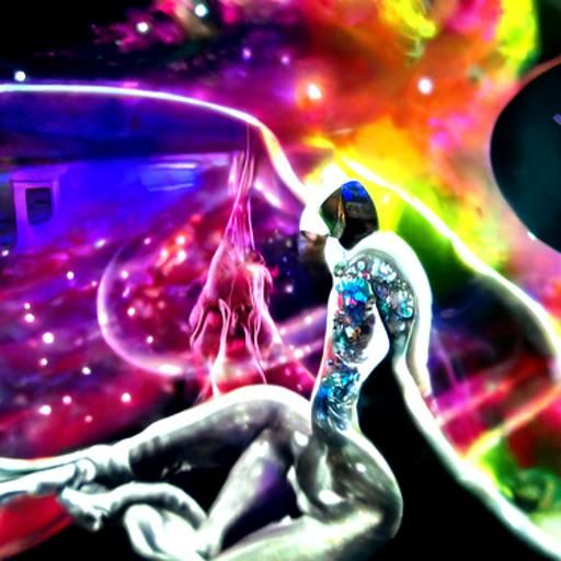 Cosmic Holographic Illustration of Dayton Ohio Building