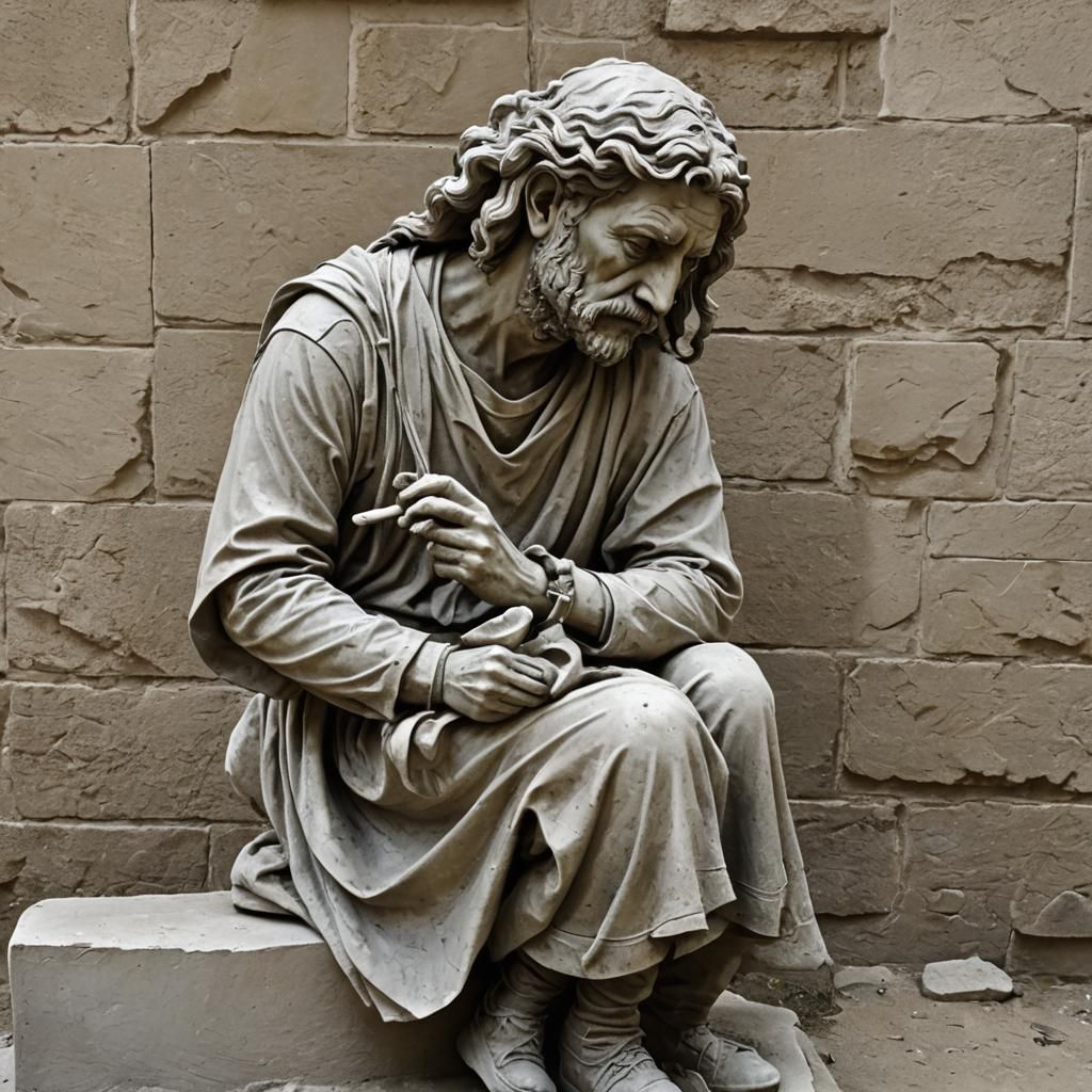 Pheidias at Work: A Classical Sculpture Scene