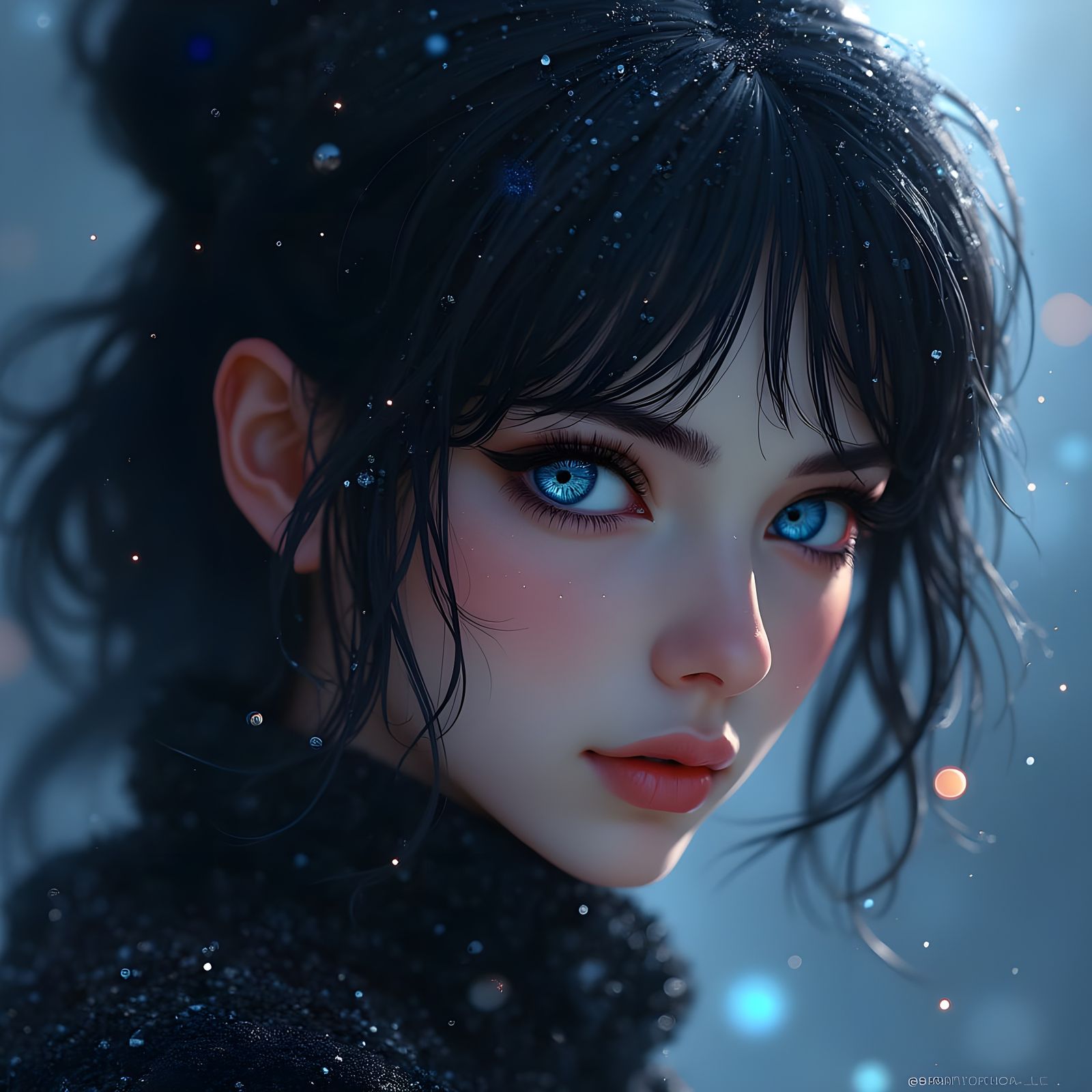 Norse Goddess of Inquiries in Digital Painting