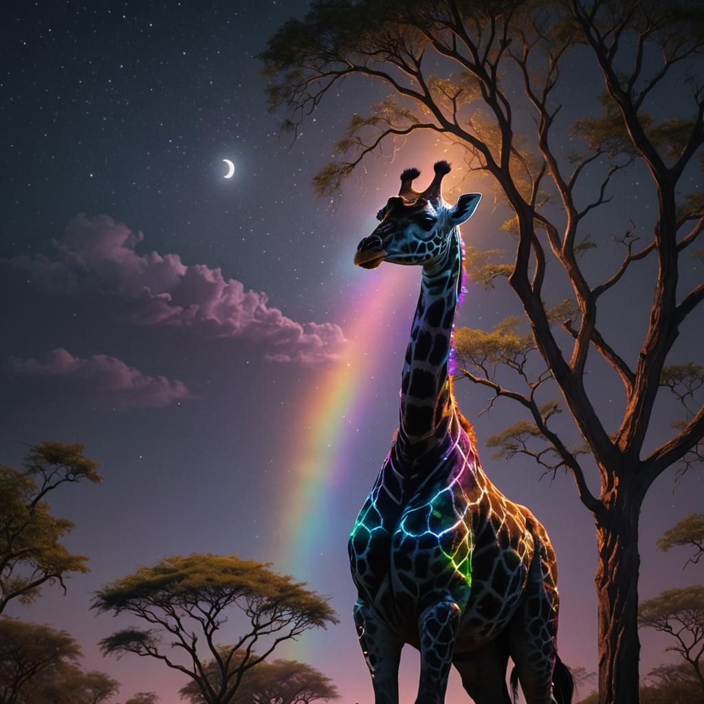 A „normal“ giraffe