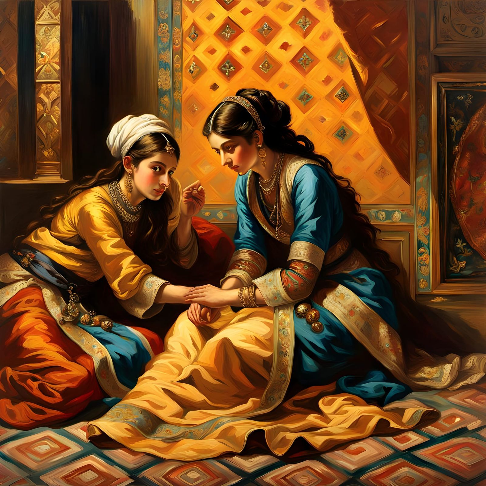 Harem Women in the Splendid Suleiman Seraglio