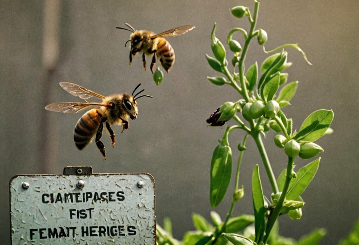 Honey Bees and Killer Snap Peas: Cinematic Still