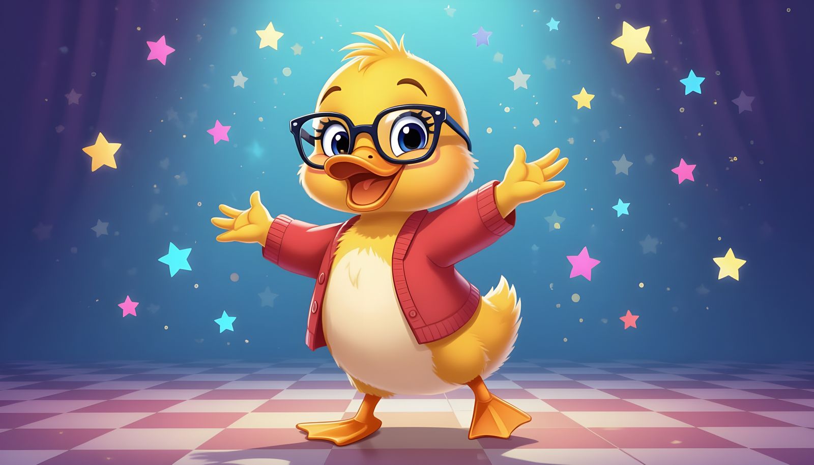 Duckling Disco Dance Cartoon