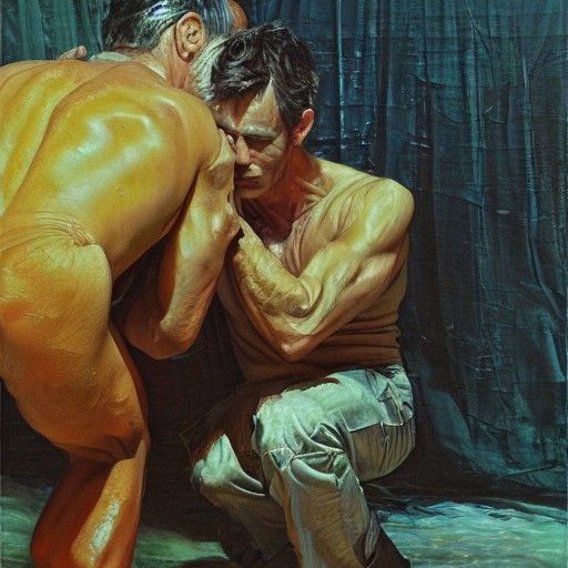 Dystonia: An Oil Painting of Internal Struggle