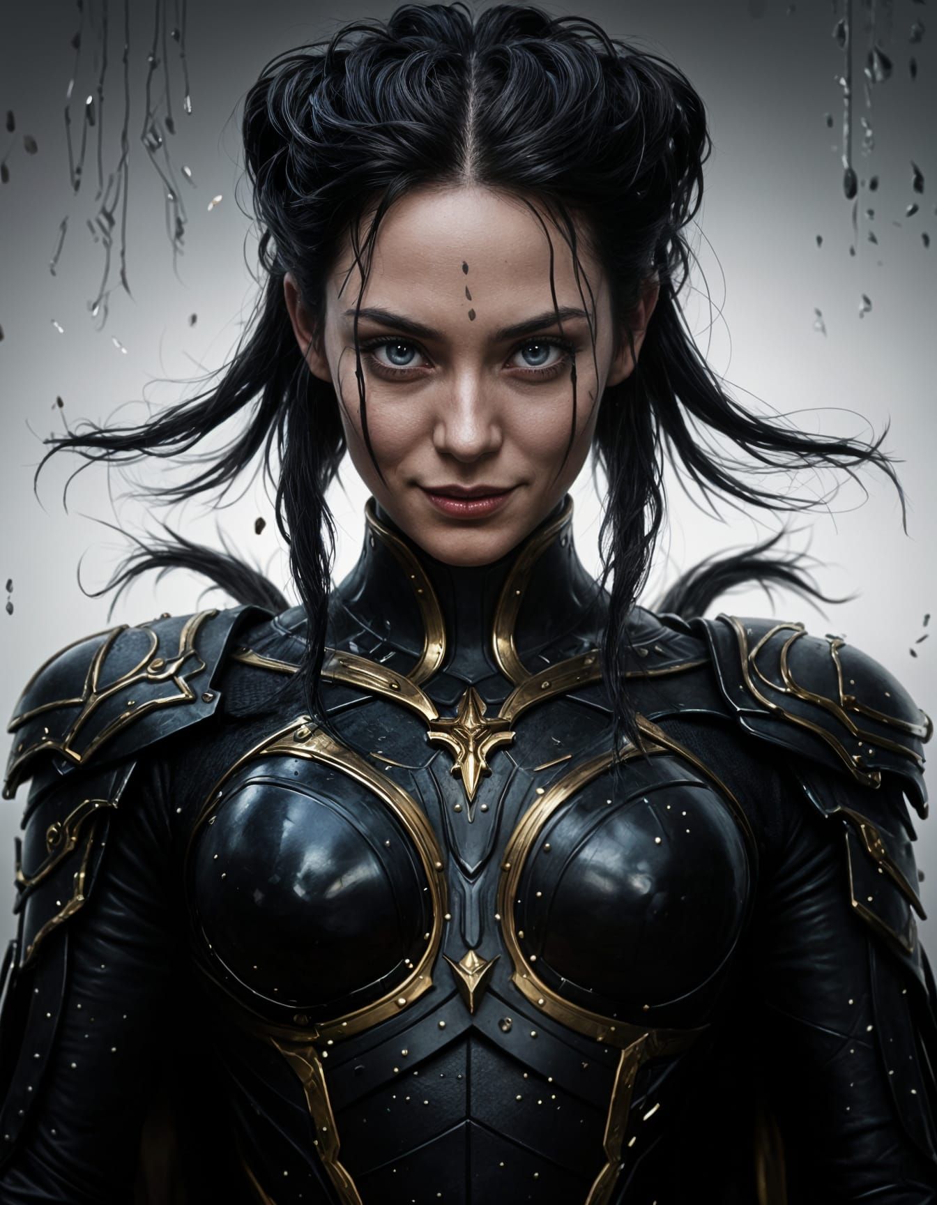 Jester with a Manipulative Smile in Dark Fantasy Style