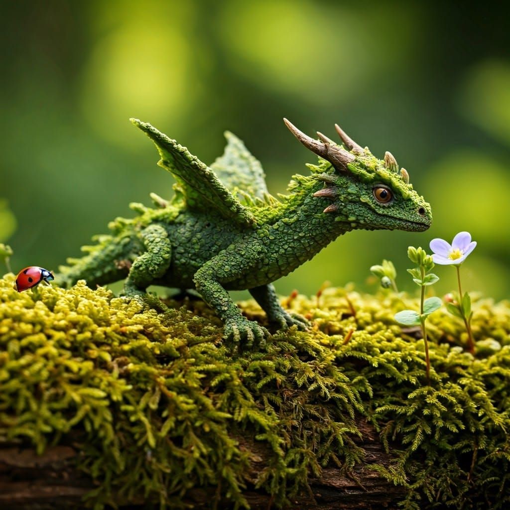 Moss dragon