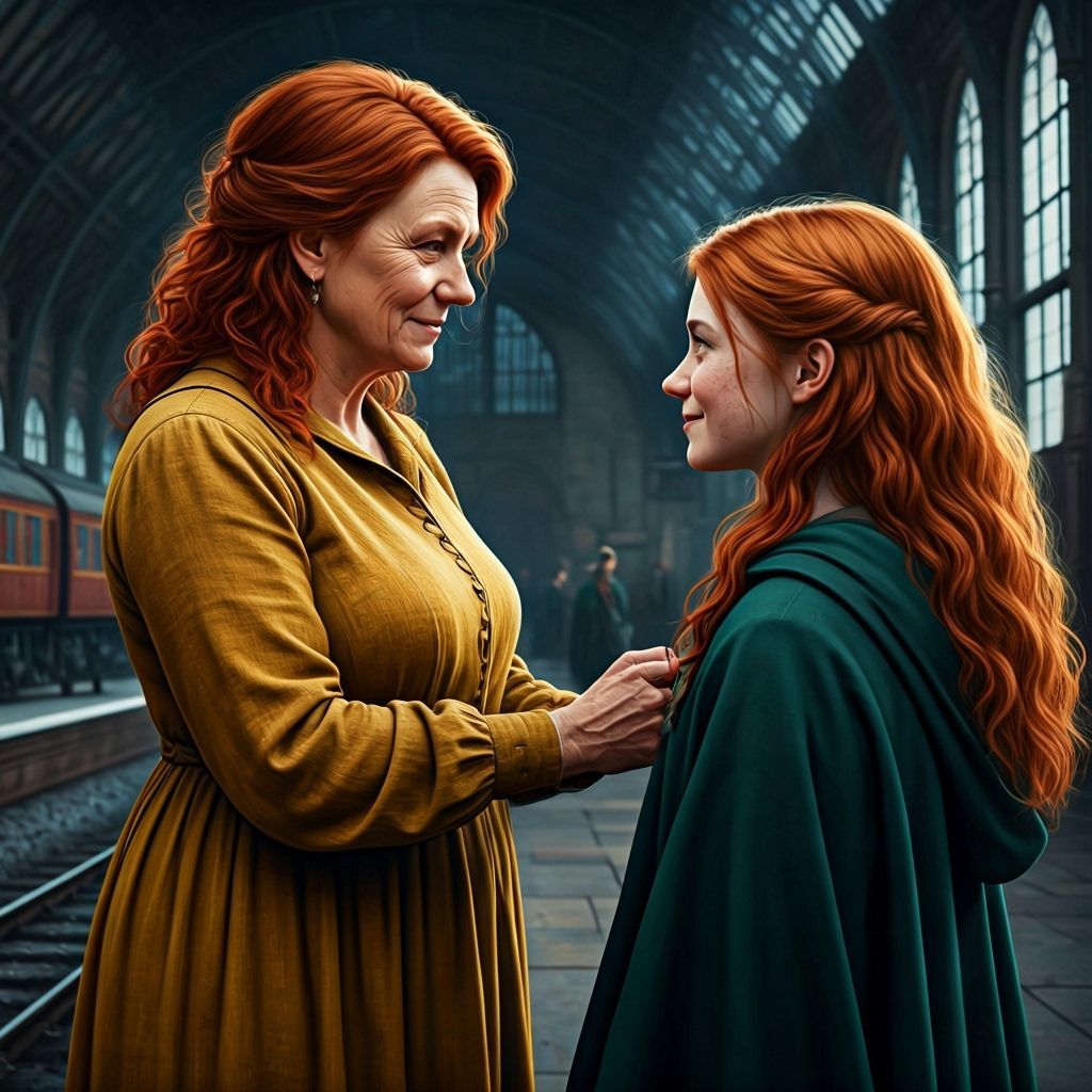 Molly Weasley Congratulates Granddaughter: Hogwarts Express