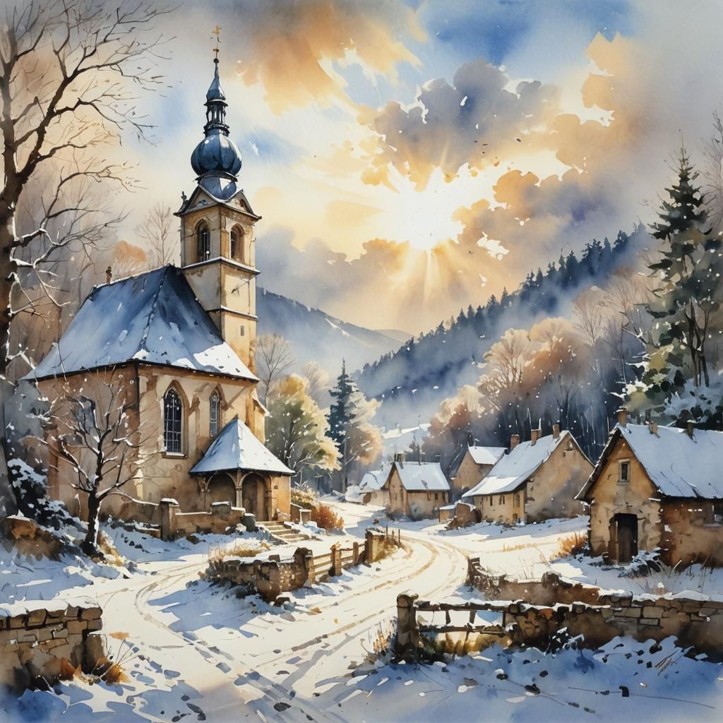 Février dans la forêt bavaroise