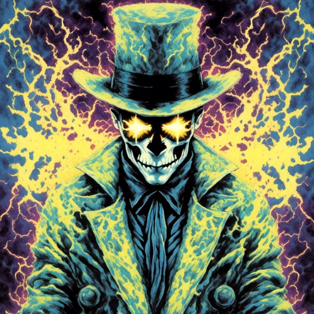 Abstract Rorschach Inkblot-Style AI Art