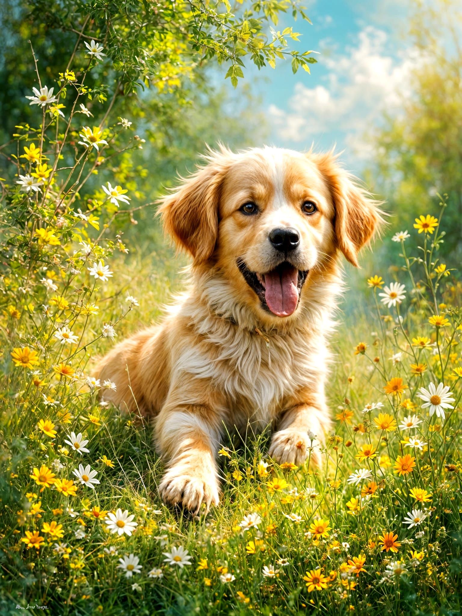 Ethereal Dreamscape of a Summer Afternoon