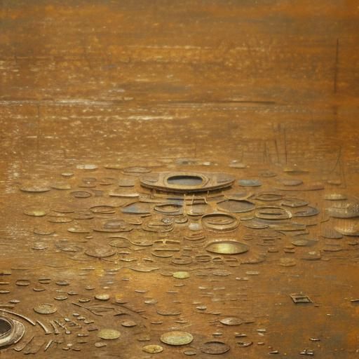 Abstract Expressionist Painting in the Style of Pousette-Dar...