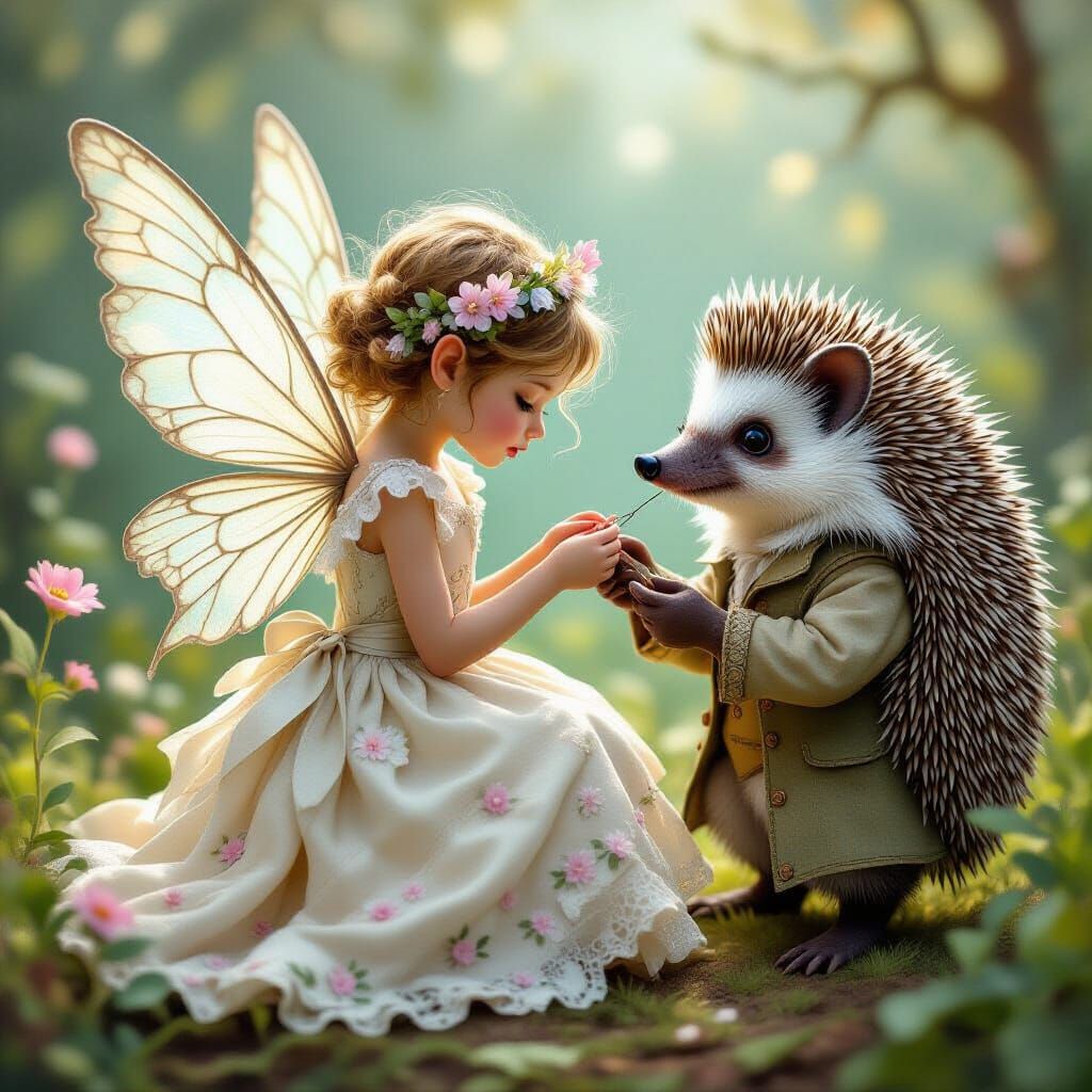 Fairy Wing Repair by Victorian Hedgehog Scientist