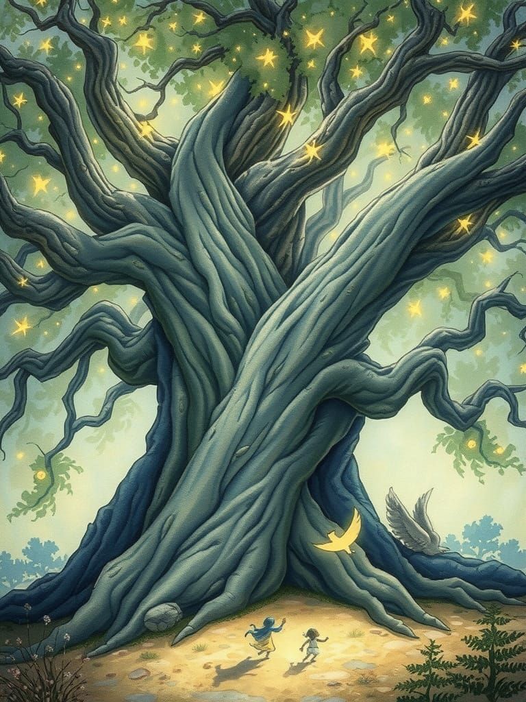 A colossal, ancient tree