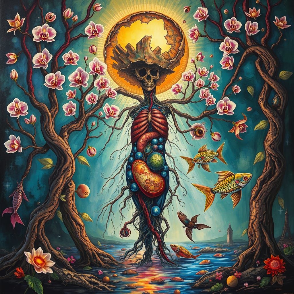 Surreal Dadaist Garden of Blasphemous Beauty