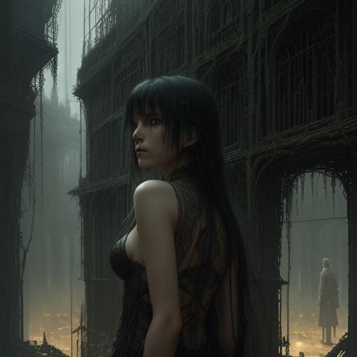 Surreal Dark Memories in Broken Dreamscape