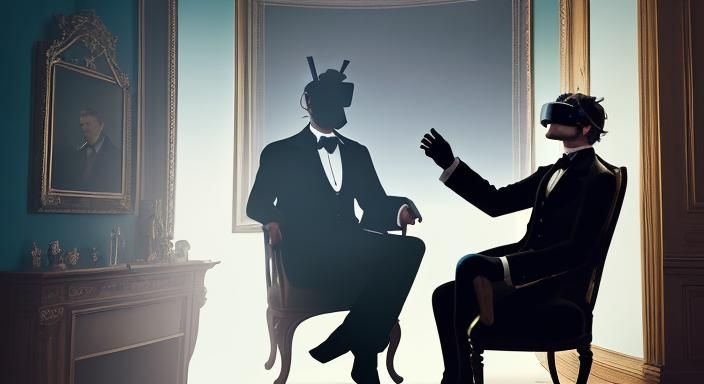 Victorian VR Adventure: Double Exposure Image